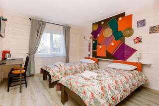 Мини-отель Kvetky Yablyni Sutoki Большой двухместный номер с 1 кроватью или 2 отдельными кроватями-3